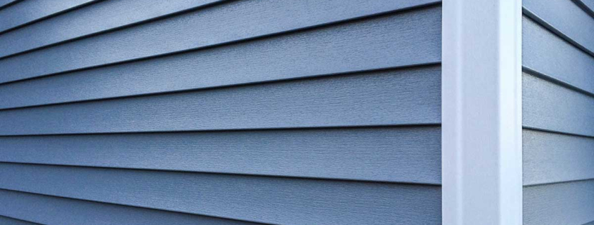 blue gray siding