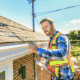 A professional conducting a roof inspection to extend the roof's lifespan.