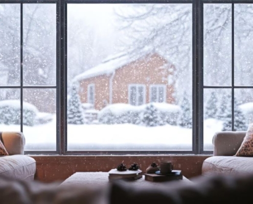 winter window